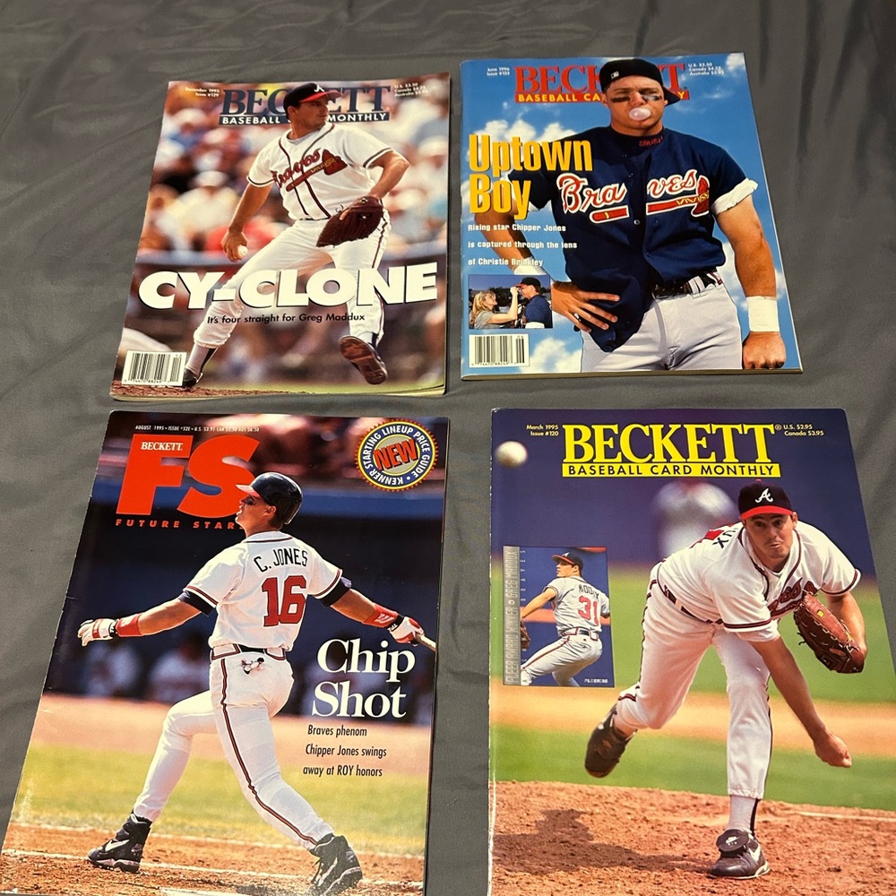Atlanta Braves Beckett price guide lot